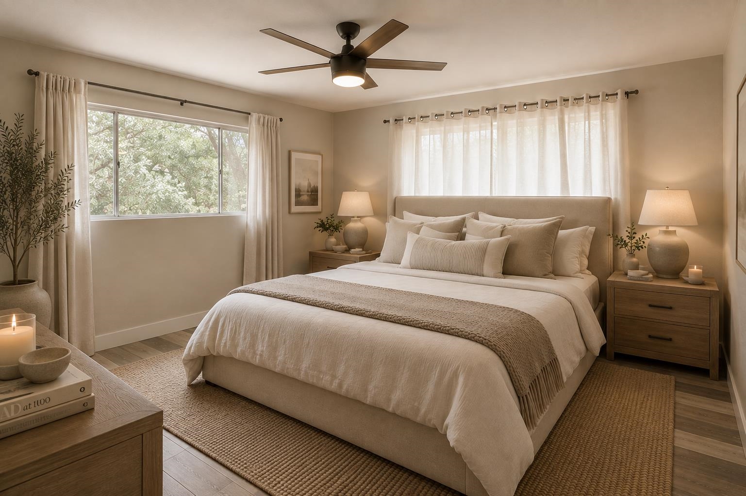 AI redecorated room to give you an idea of a different look.