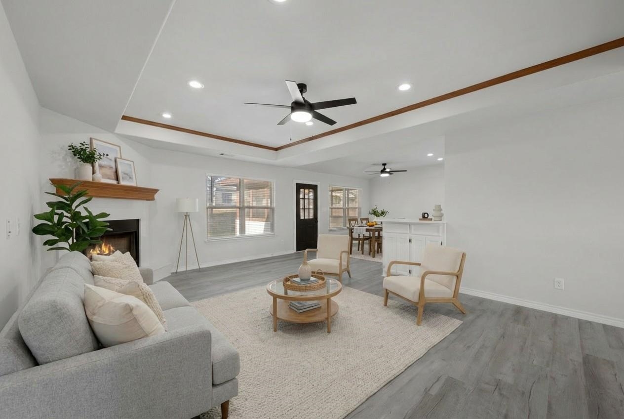 Living area -Virtually Staged