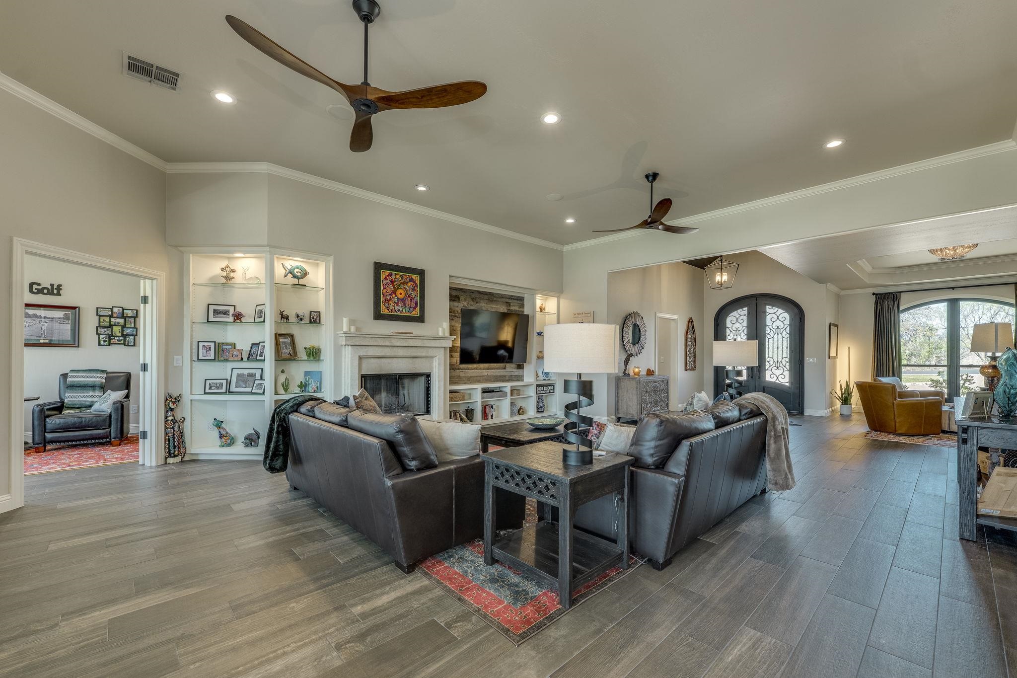 This area is open and airy with lots of windows which have been replaced with Anderson windows.