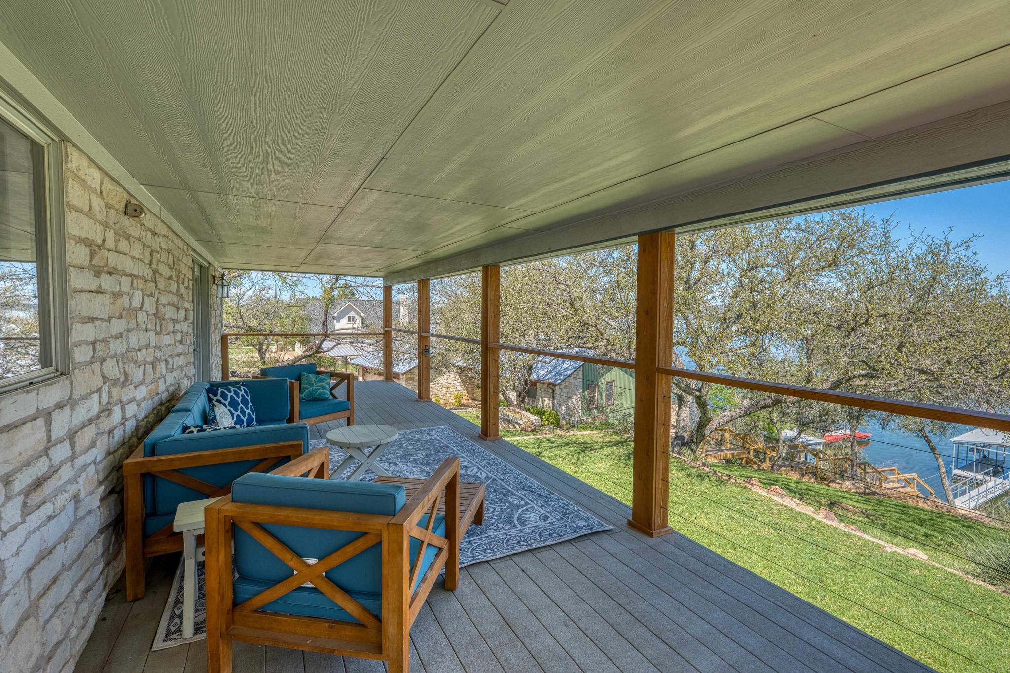 features new railing and nice views!