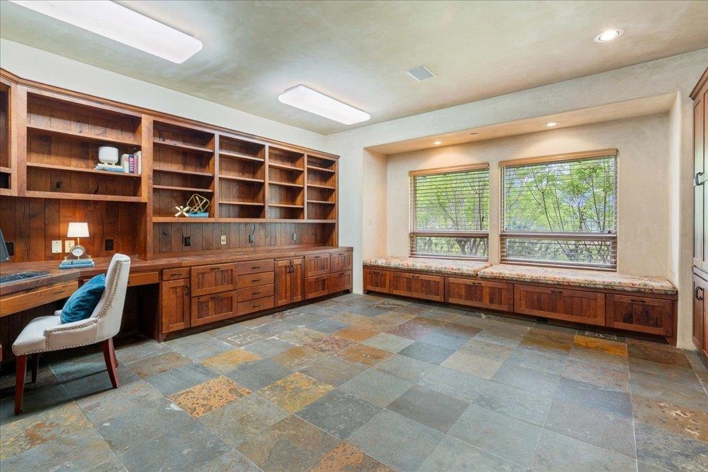 The study is a large room and could be repurposed as a different space, if desired.