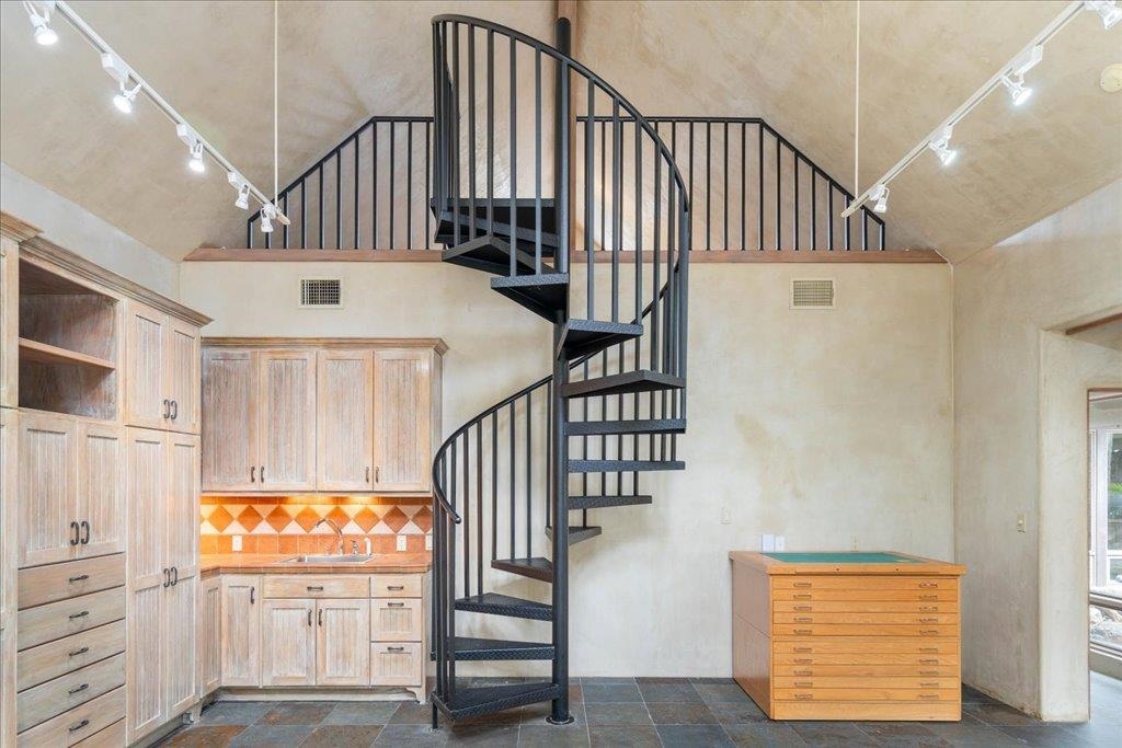 4th bedroom with loft (only stairs in the house). This would make a nice in-law room with a coffee b