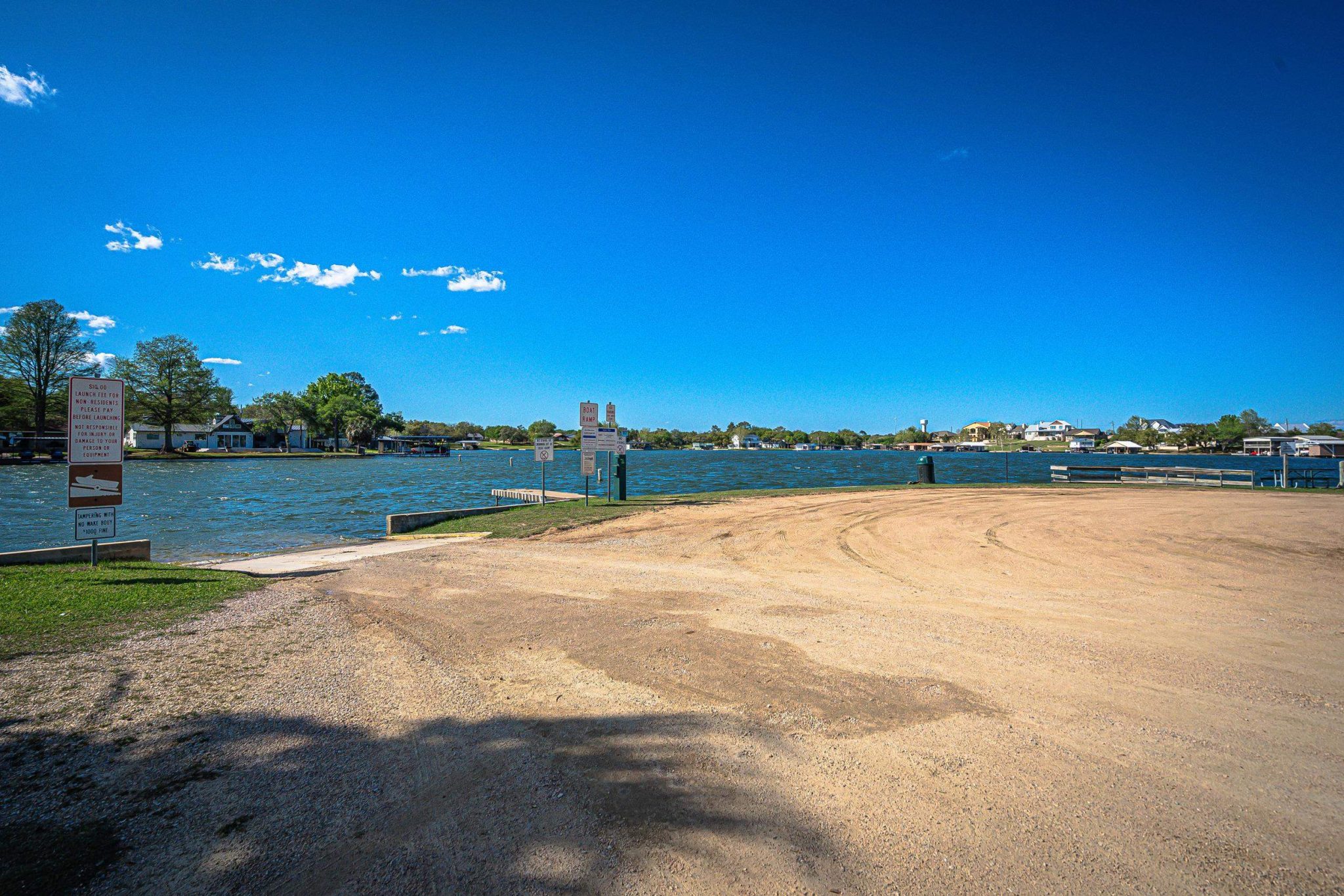 One of Granite Shoals community boat ramp