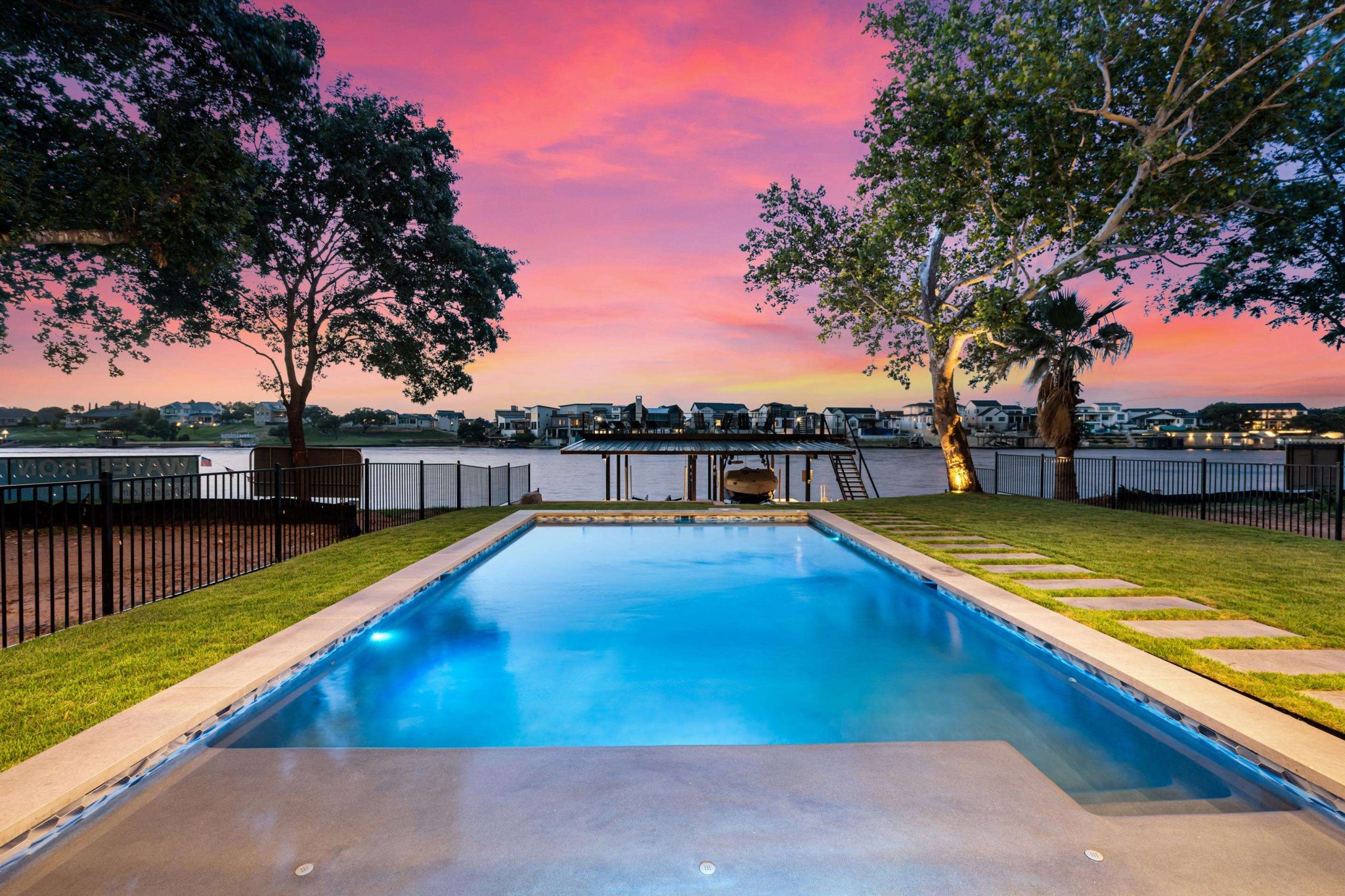 Resort-style oasis.