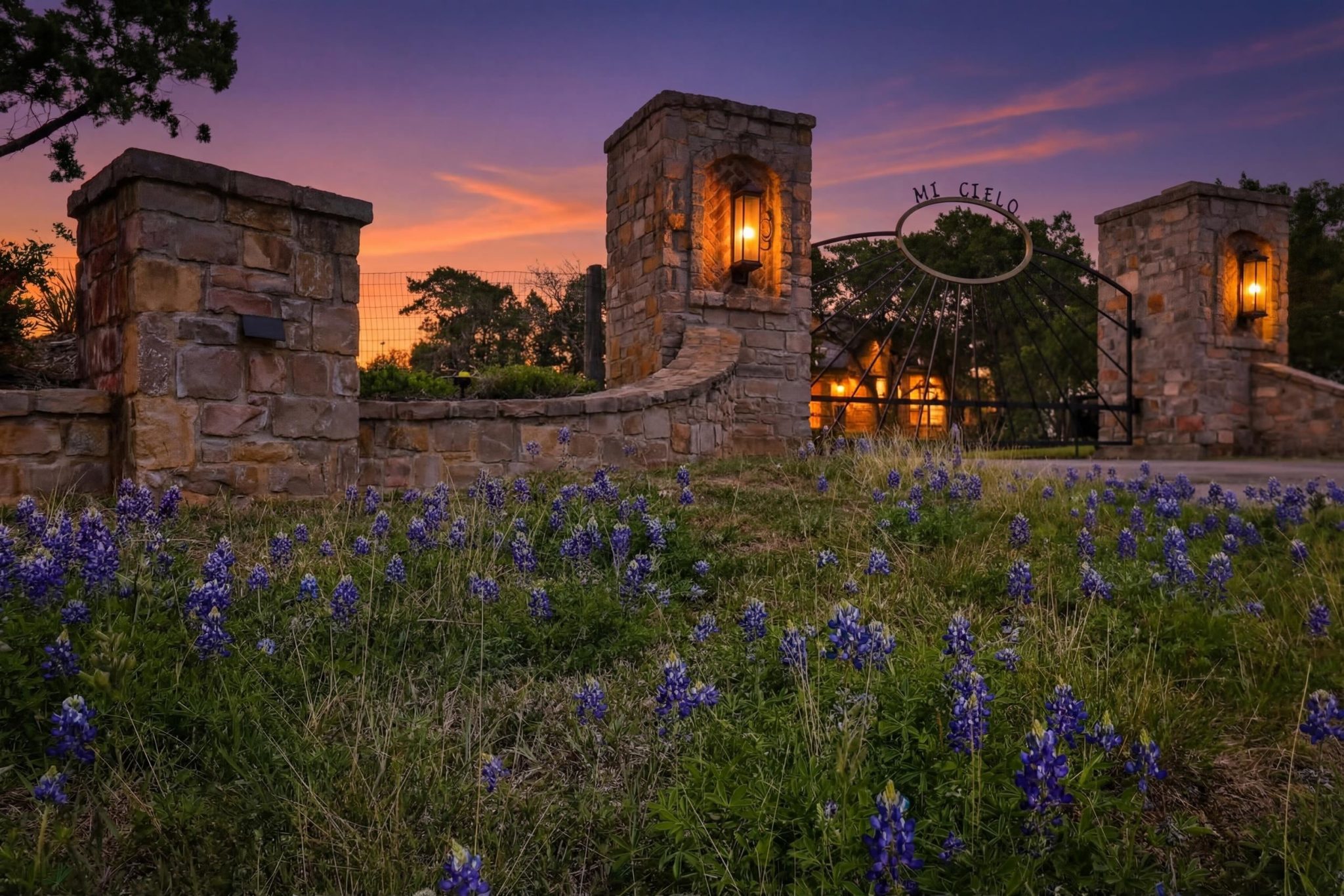 Gated Community together with this Private Gated Entry to enjoy the 12 plus acres
