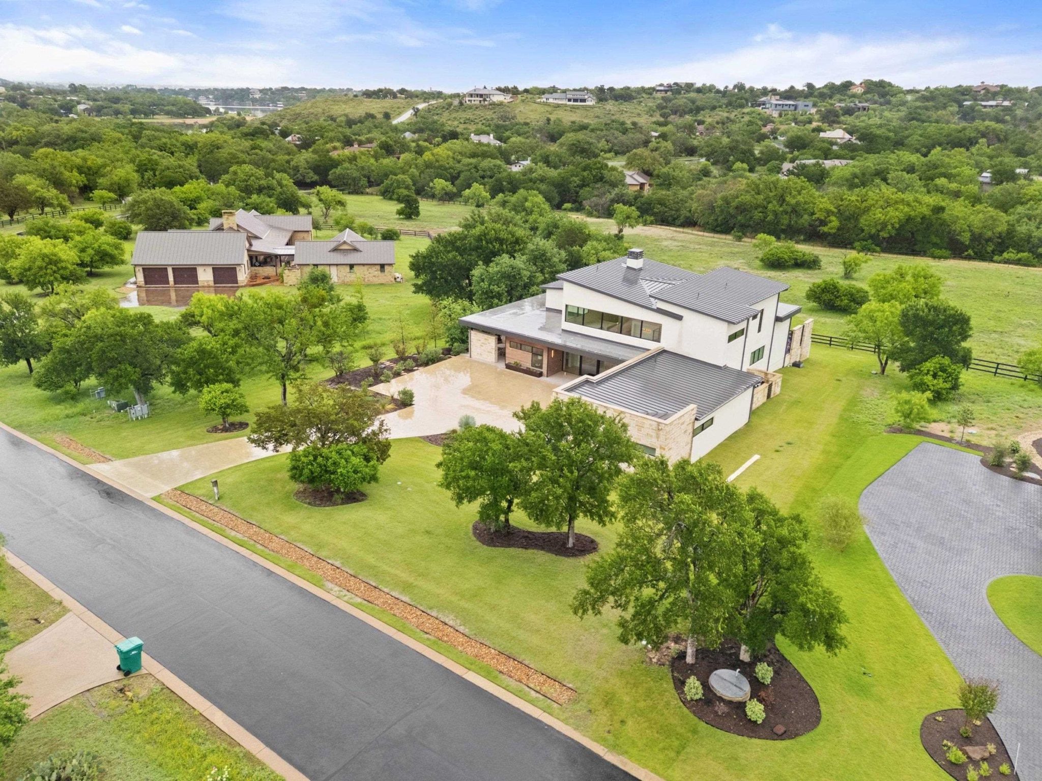 One of the aerial views of this spectacular barely lived in home