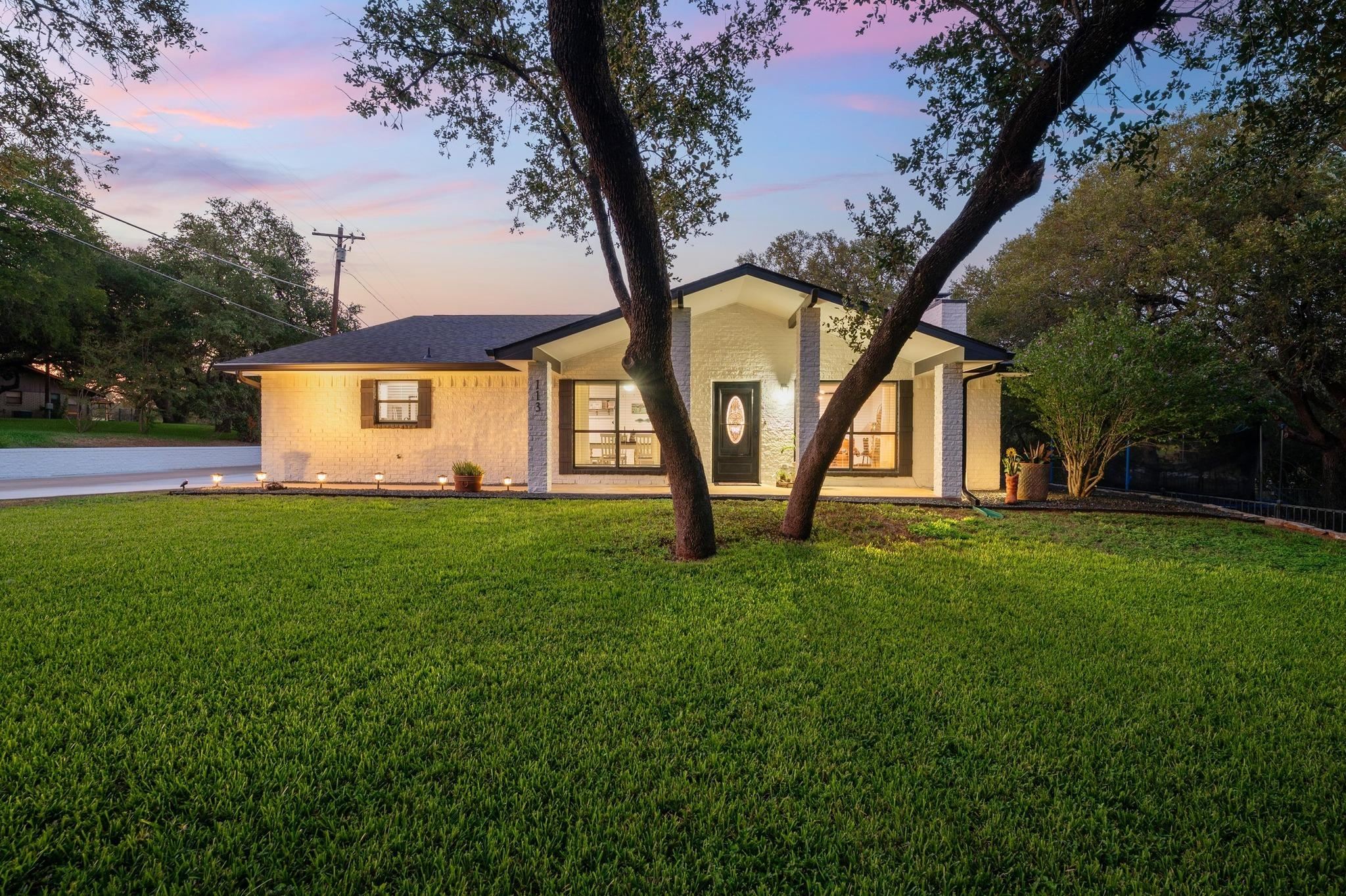 One story ranch style property