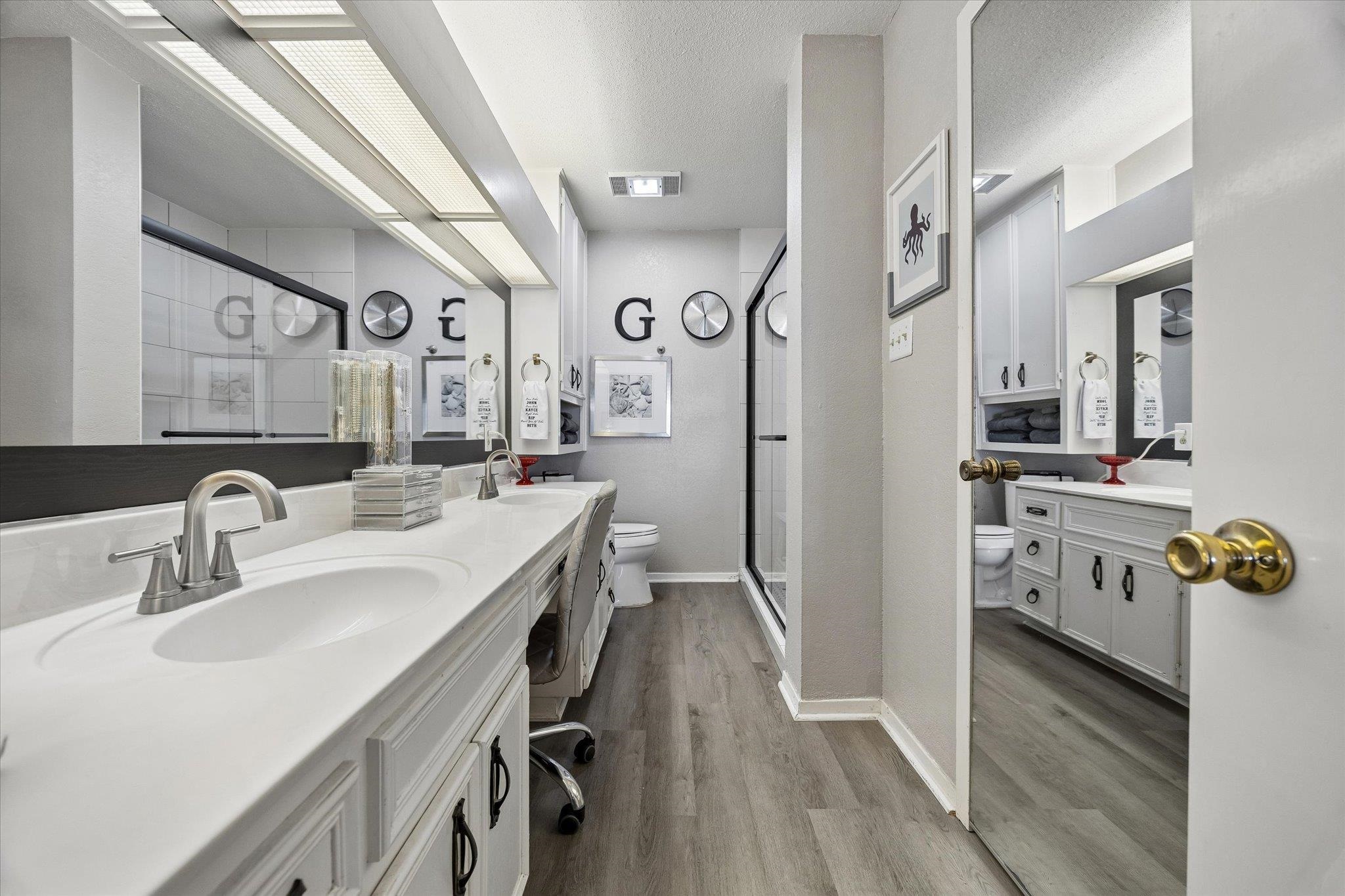 Downstairs master bath.