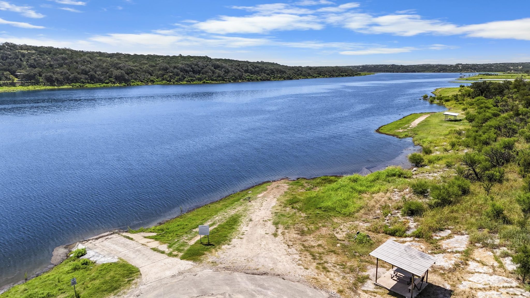 Community boat ramp