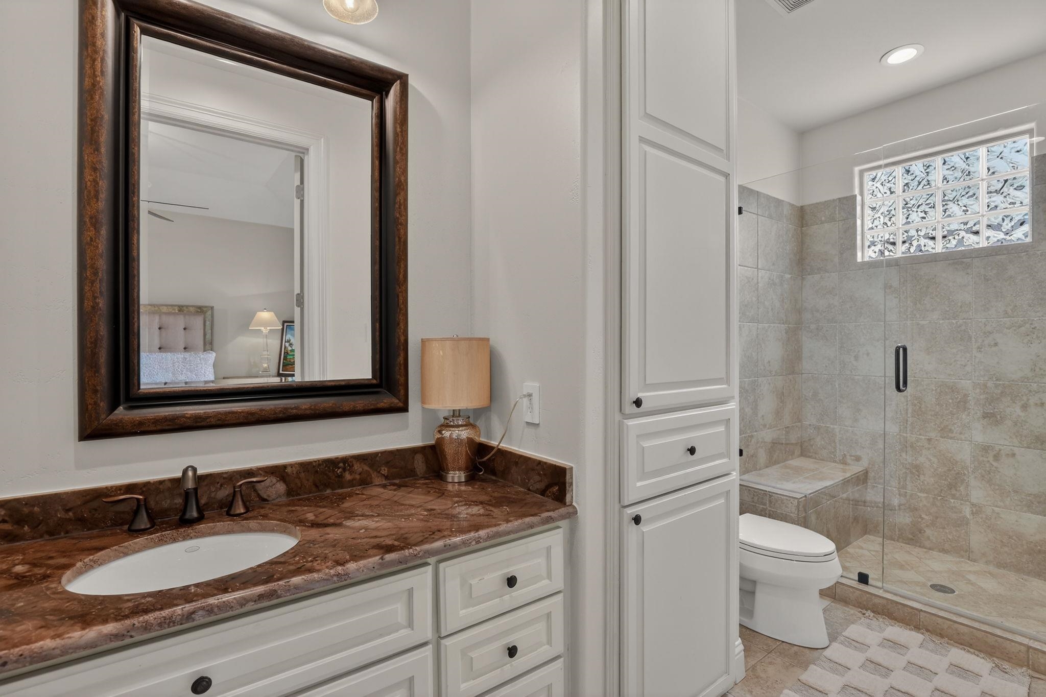 PRIVATE BATH FOR UPSTAIR (MIDDLE) GUEST BEDROOM