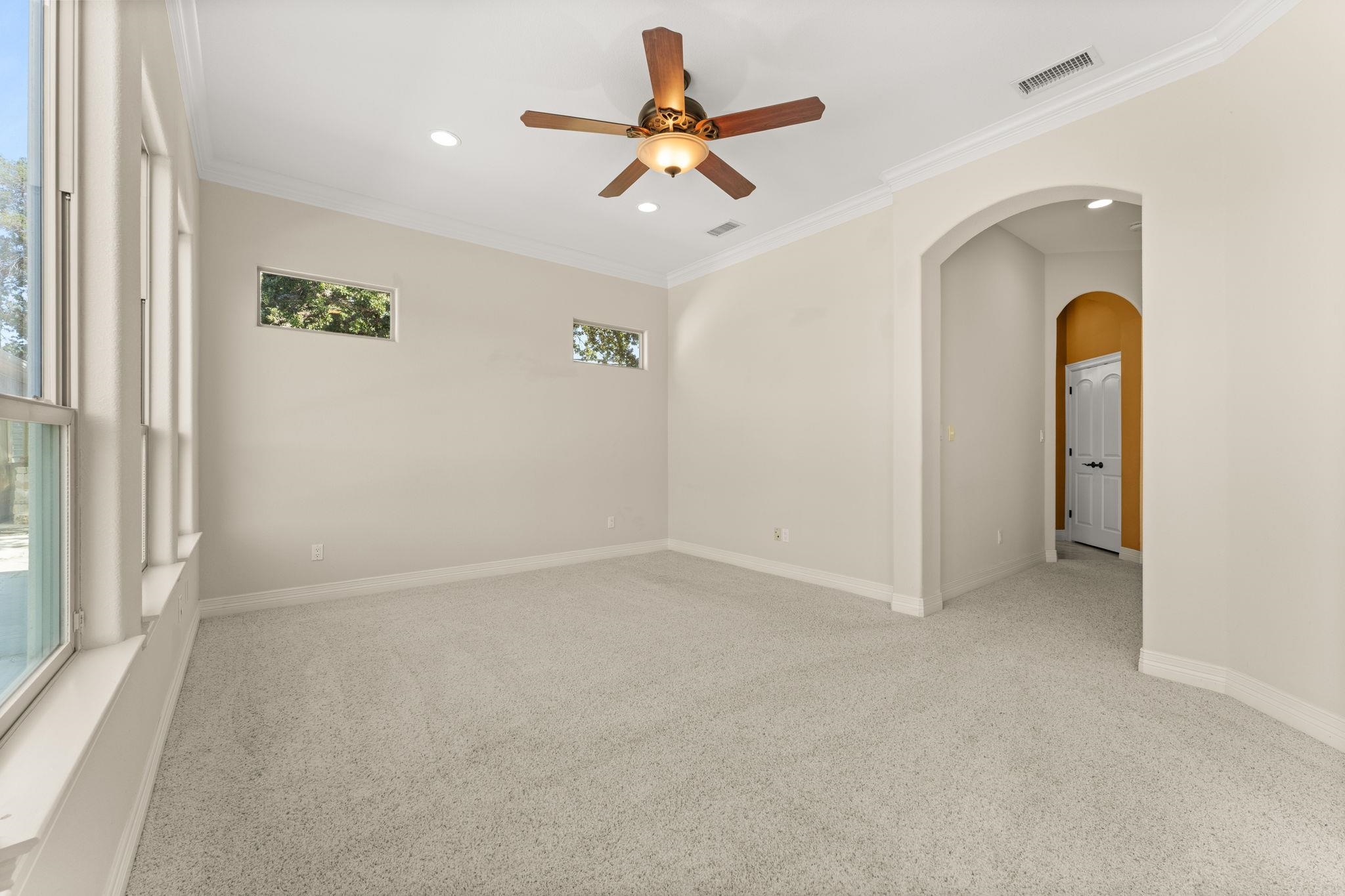 Master Bedroom with ceiling fan