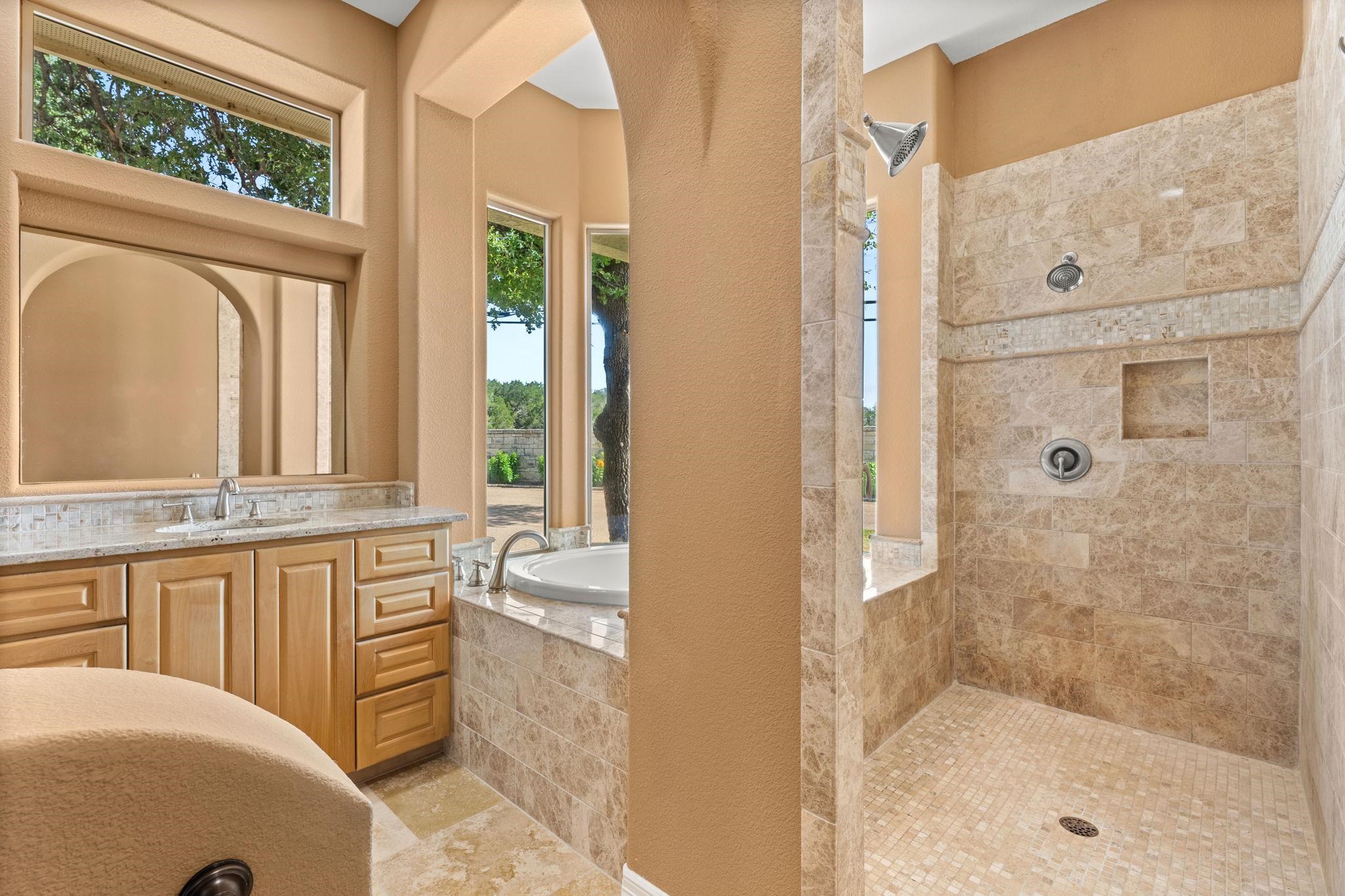 Master Bathroom with walk-in shower
