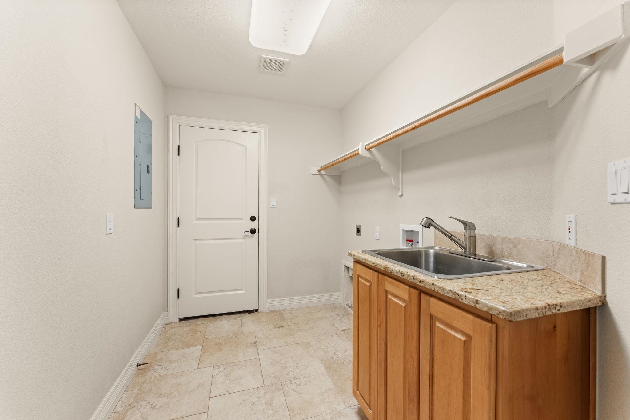 Laundry Room with Sink