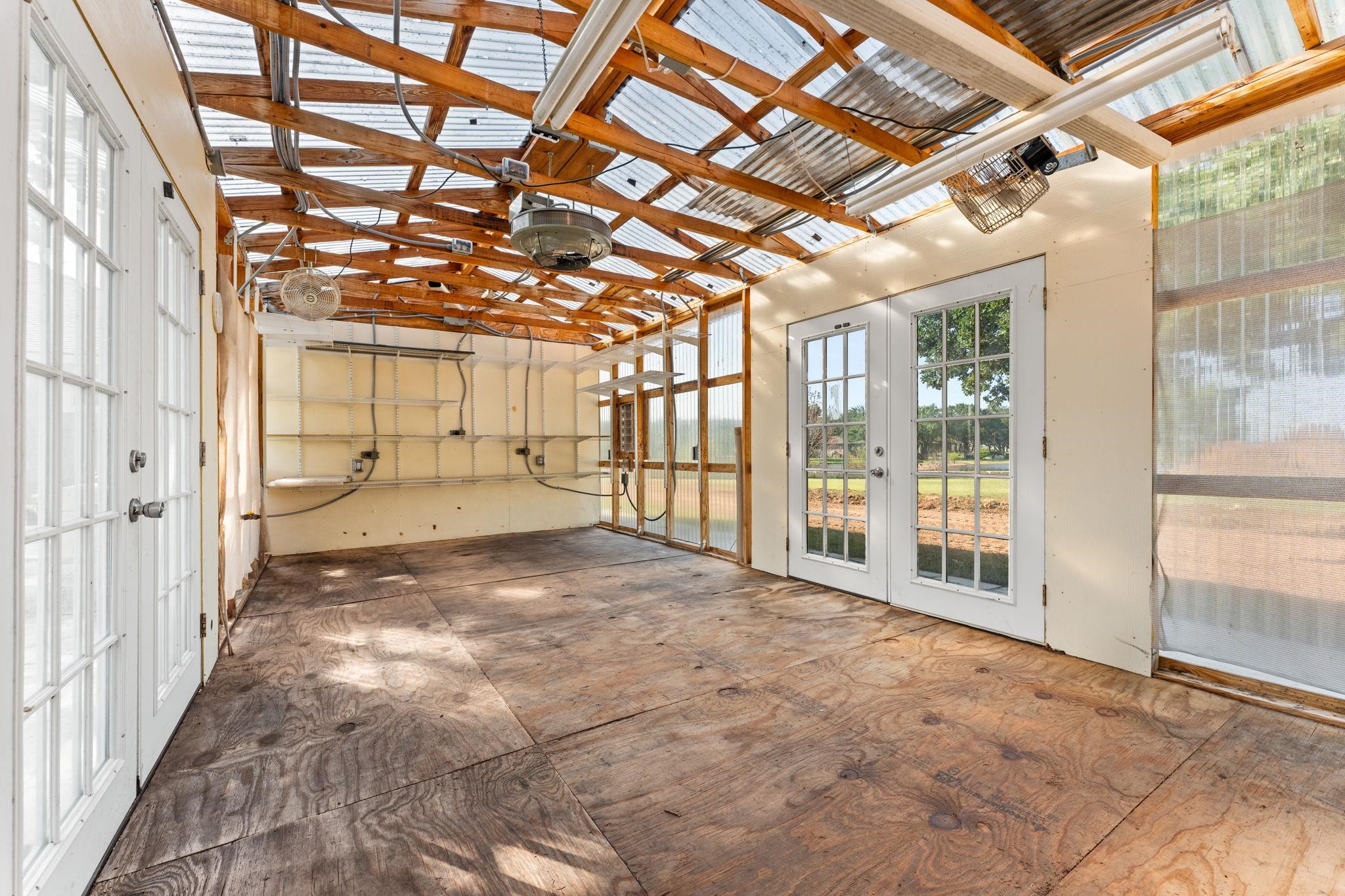 Inside Green House.