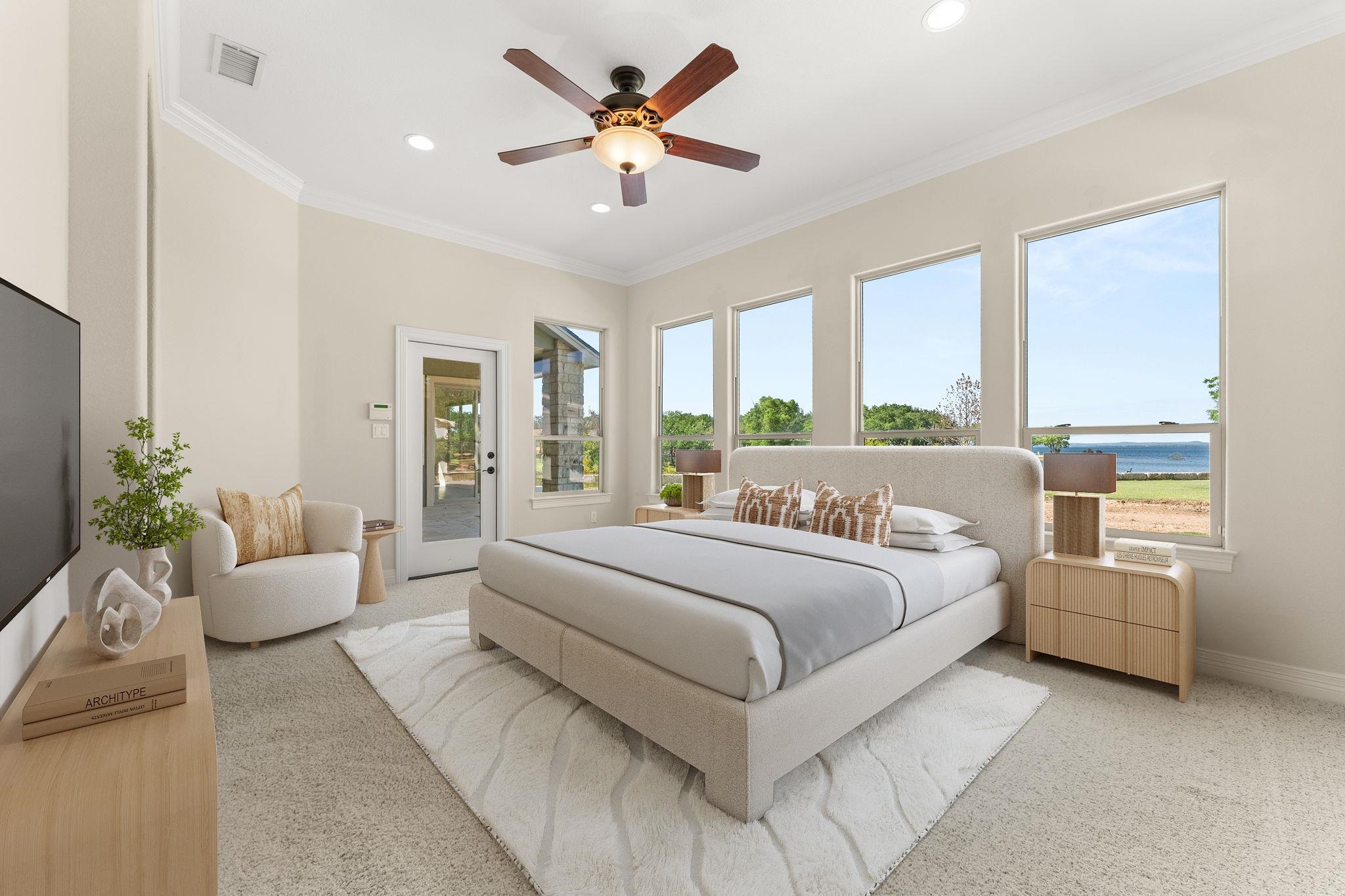 Virtual Staging Master Bedroom
