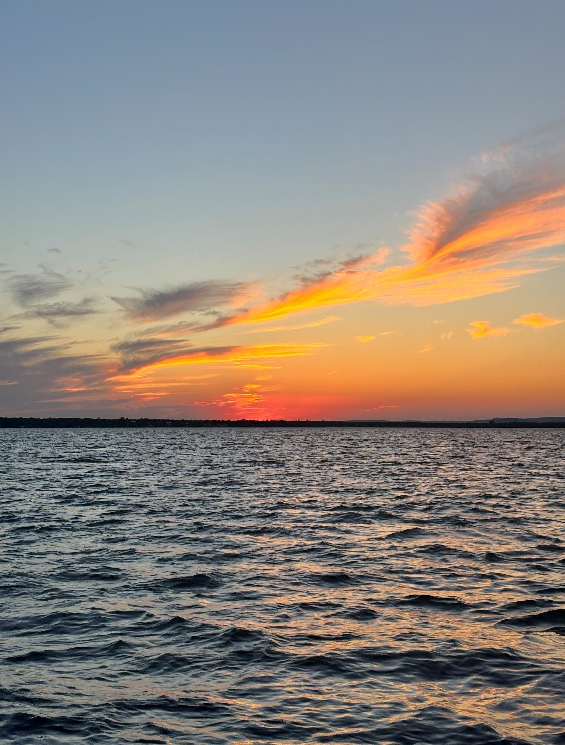 Enjoy sunsets like these on the beautiful Lake Buchanan