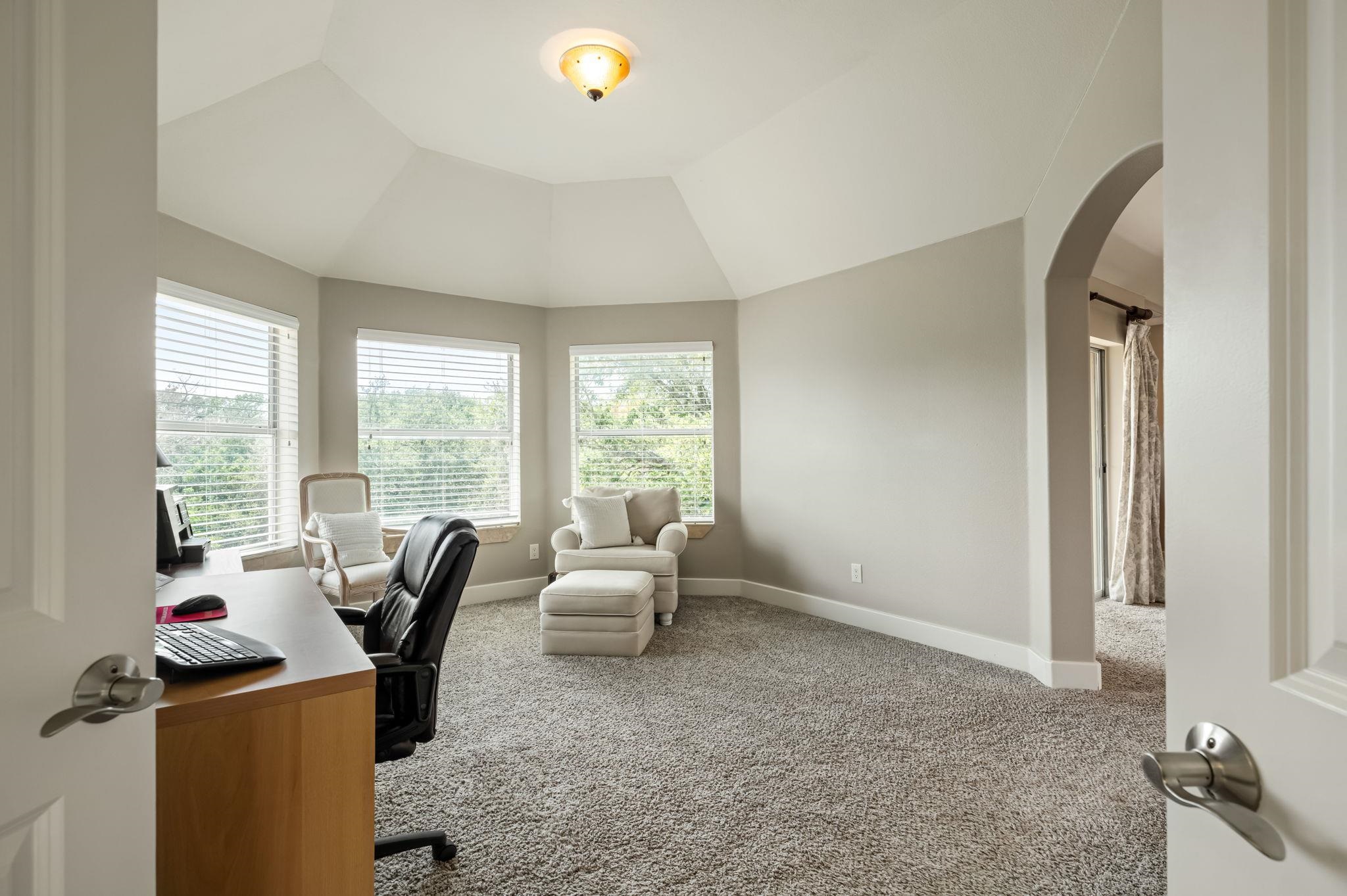 third level private primary suite