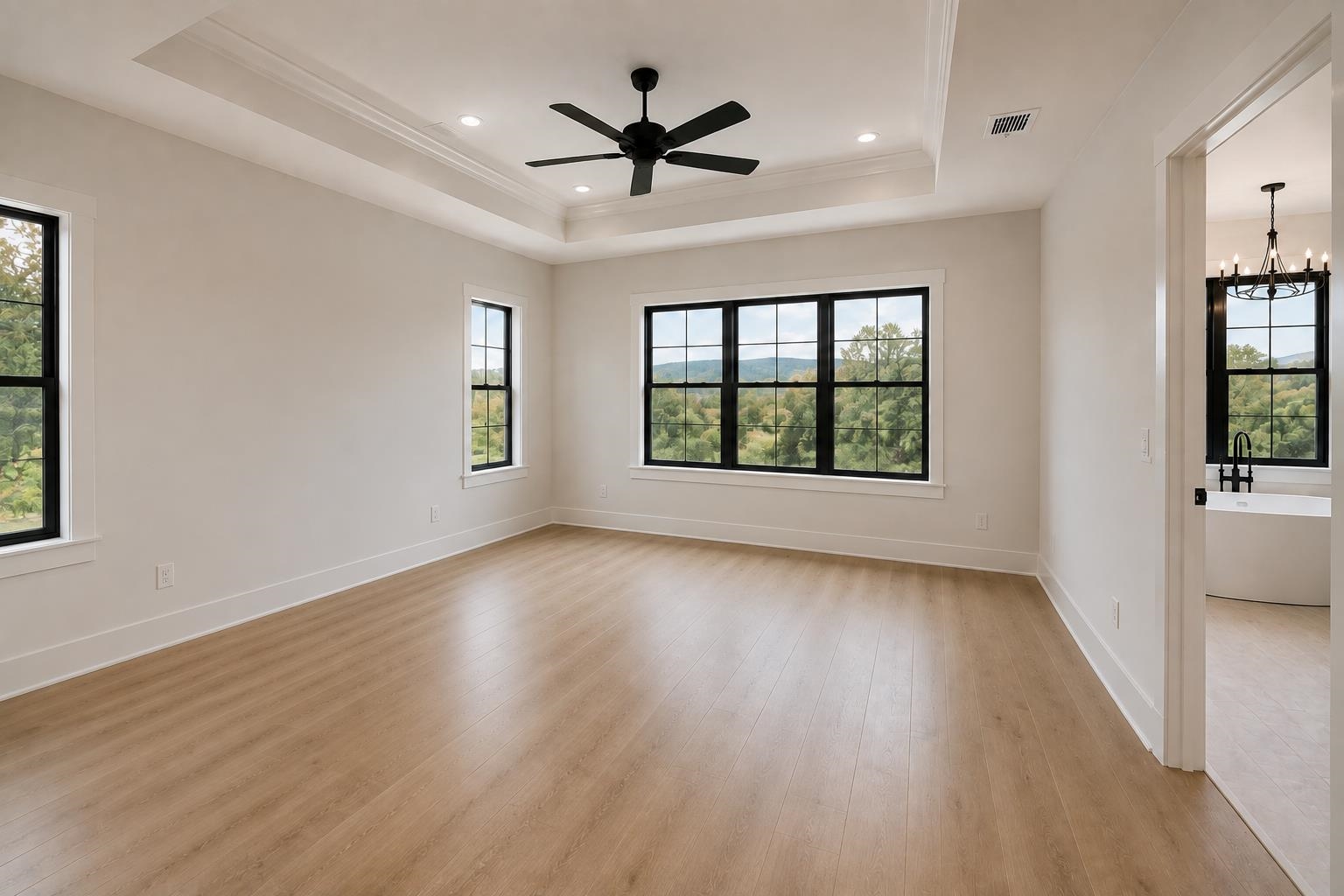 Virtual primary room unfurnished