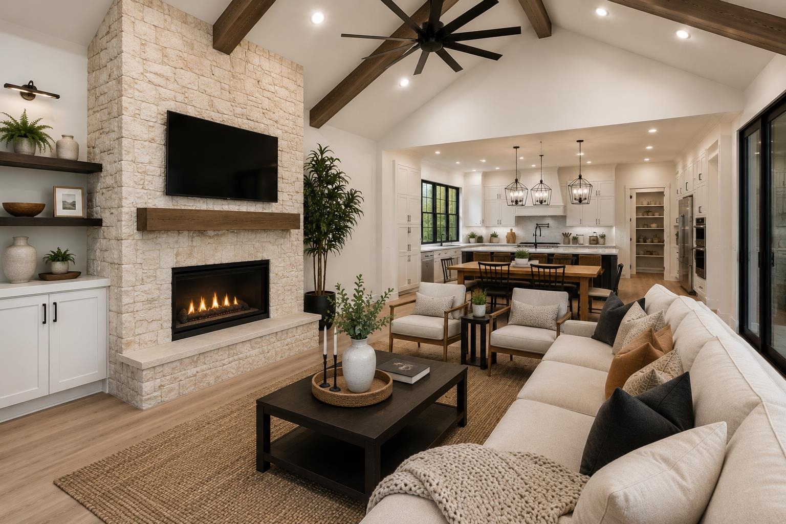 Virtual Living area furnished