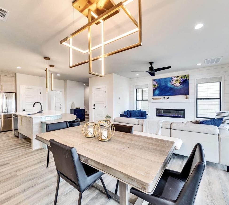 Open to Living Room & Kitchen