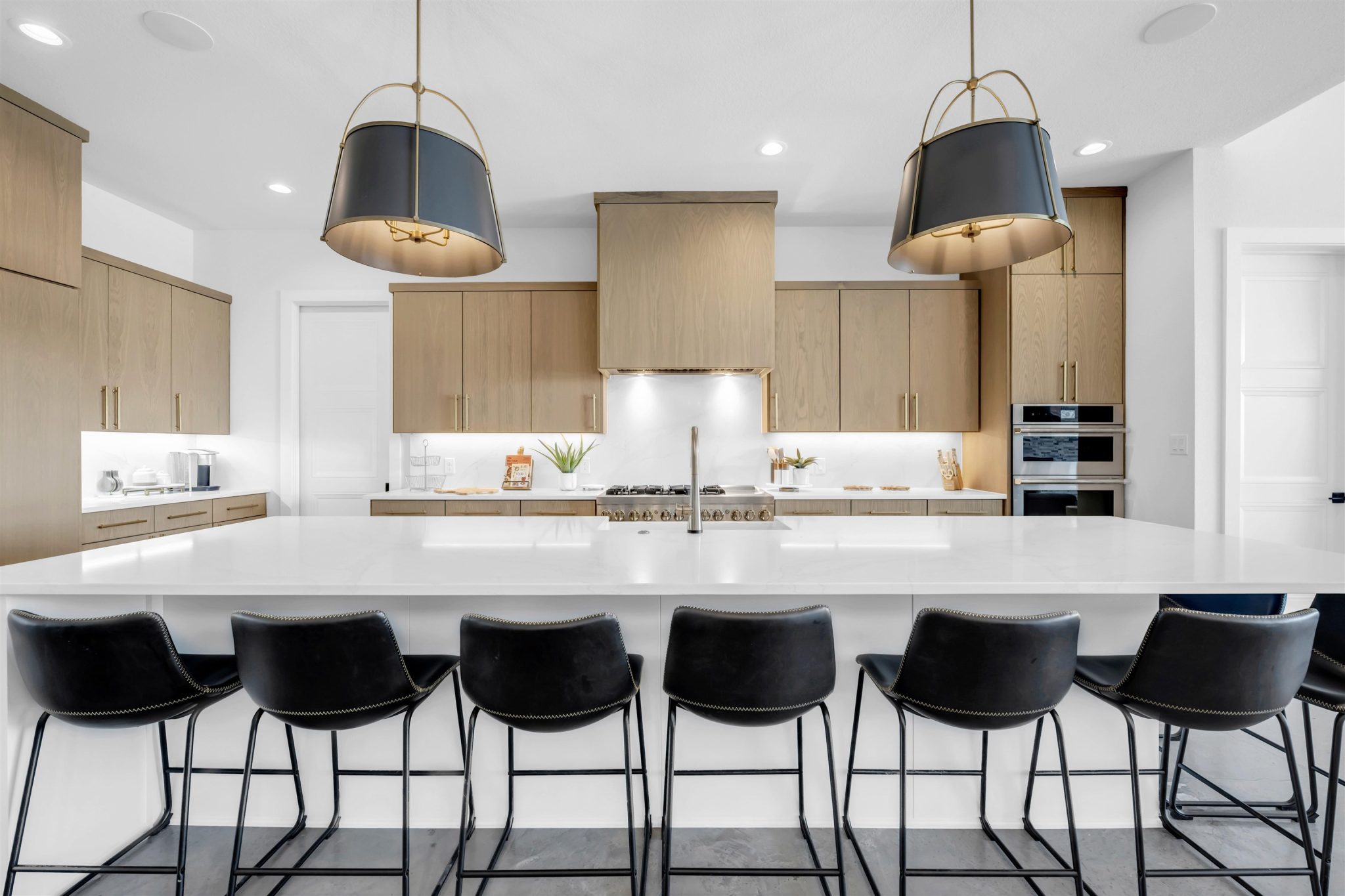 Beautiful kitchen island.