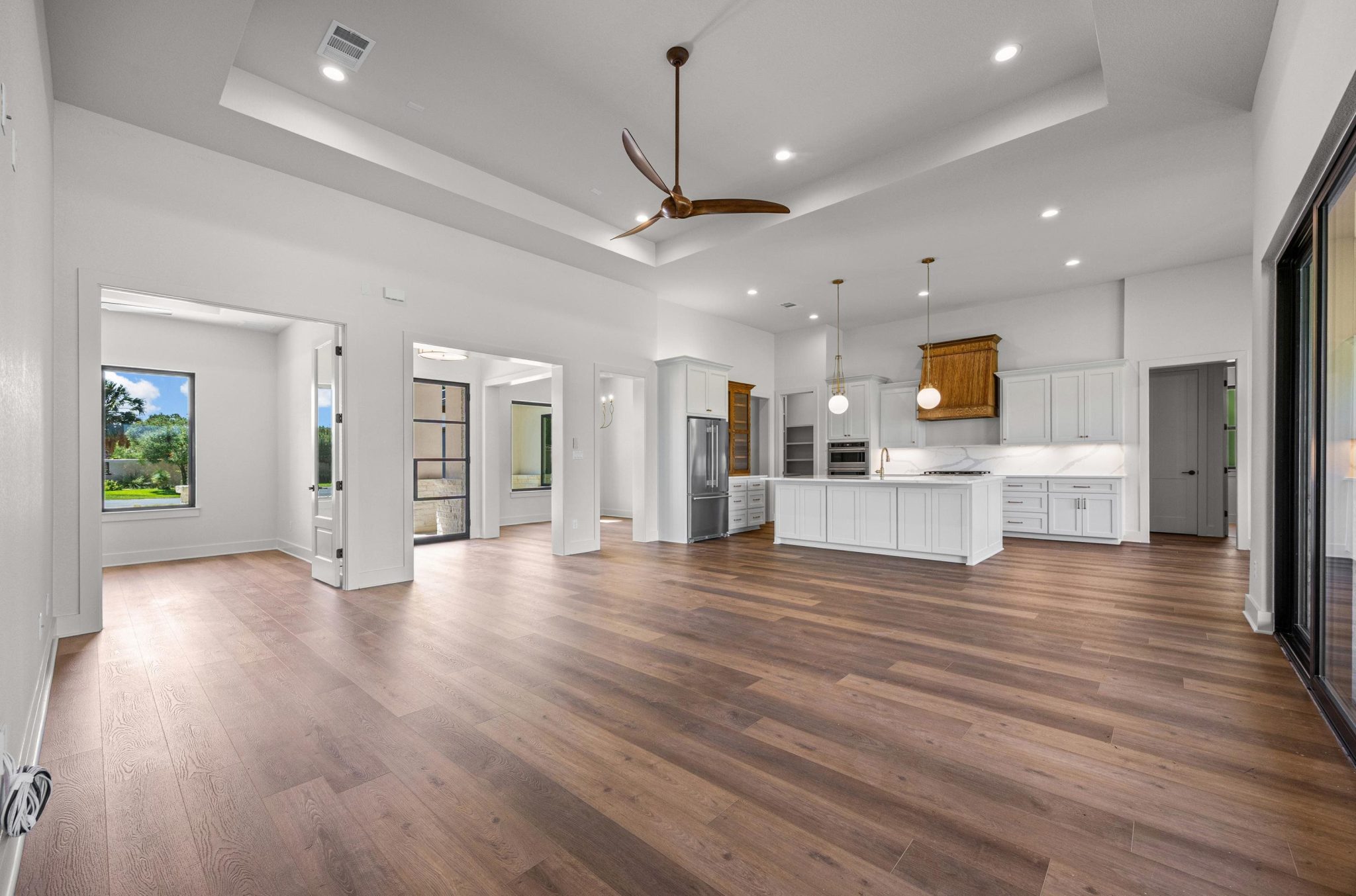 Open-concept living, seamlessly flowing together. Great for entertaining.