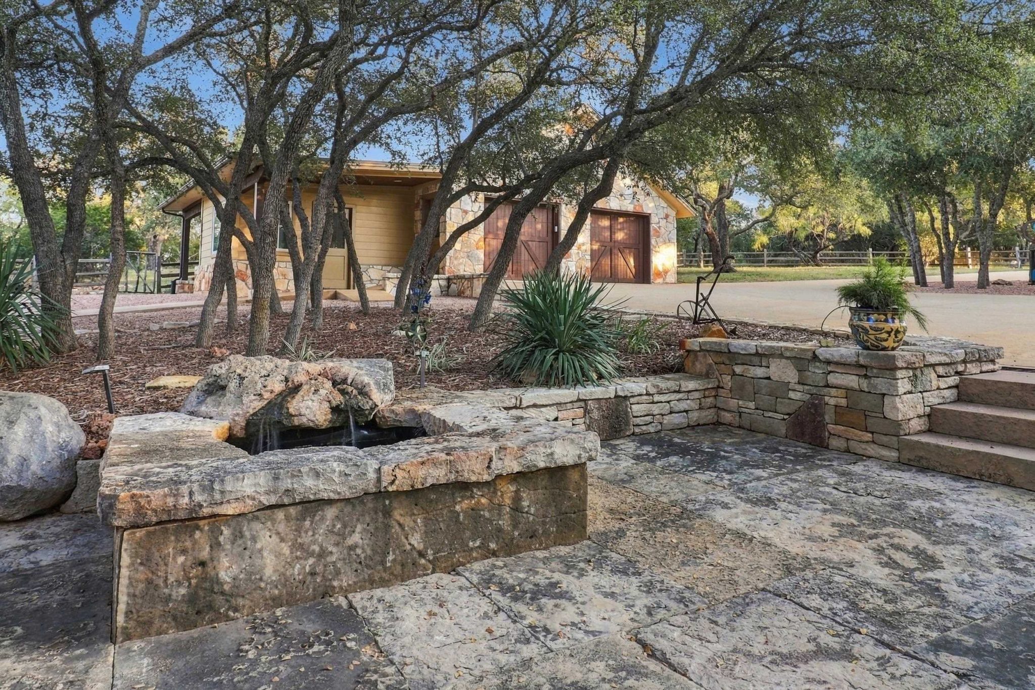 Mature trees create shade, privacy and a beautiful natural backdrop around the home.