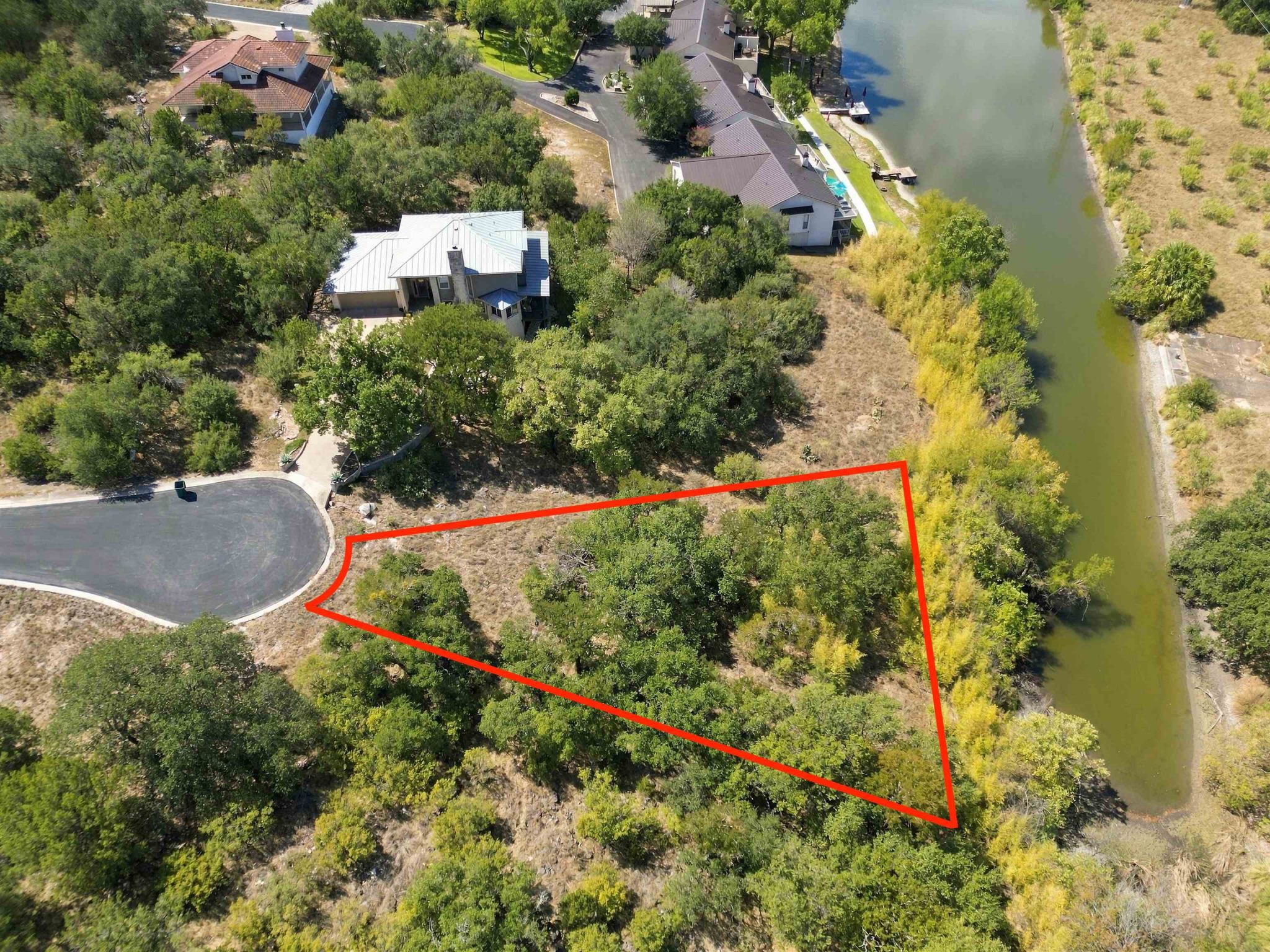 Aerial is showing the outline of 2 lots - N6025 & 6026