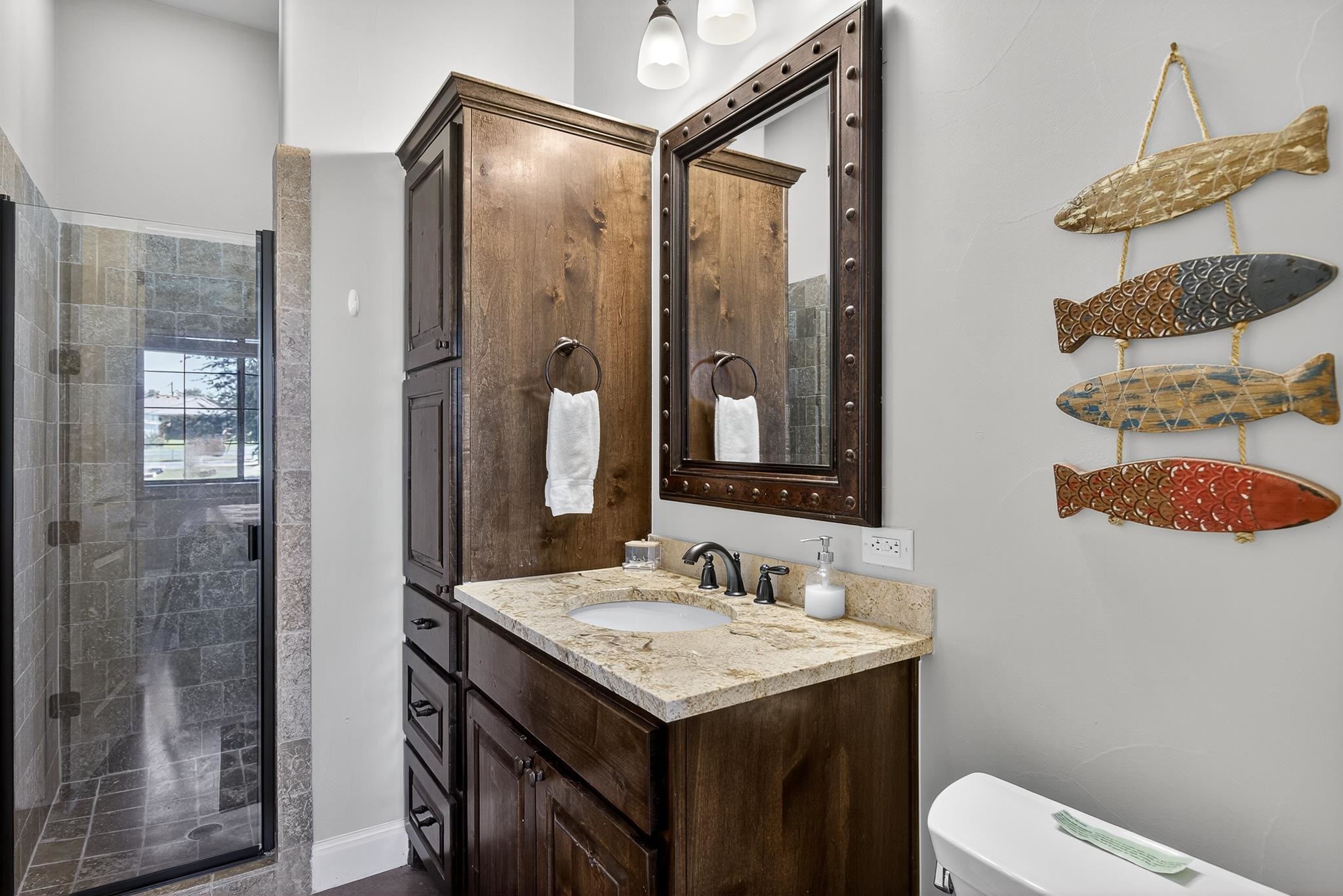 Downstairs shared bath