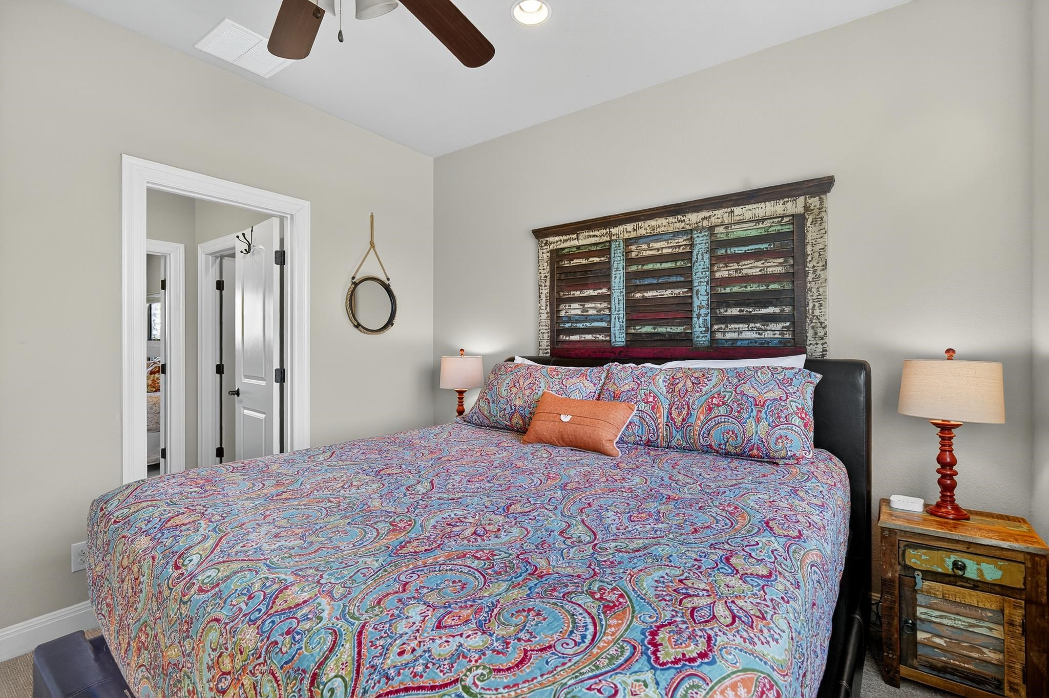 Upstairs w/shared bath